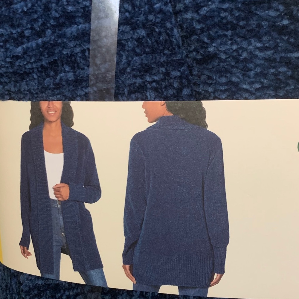 Chenille cardigan